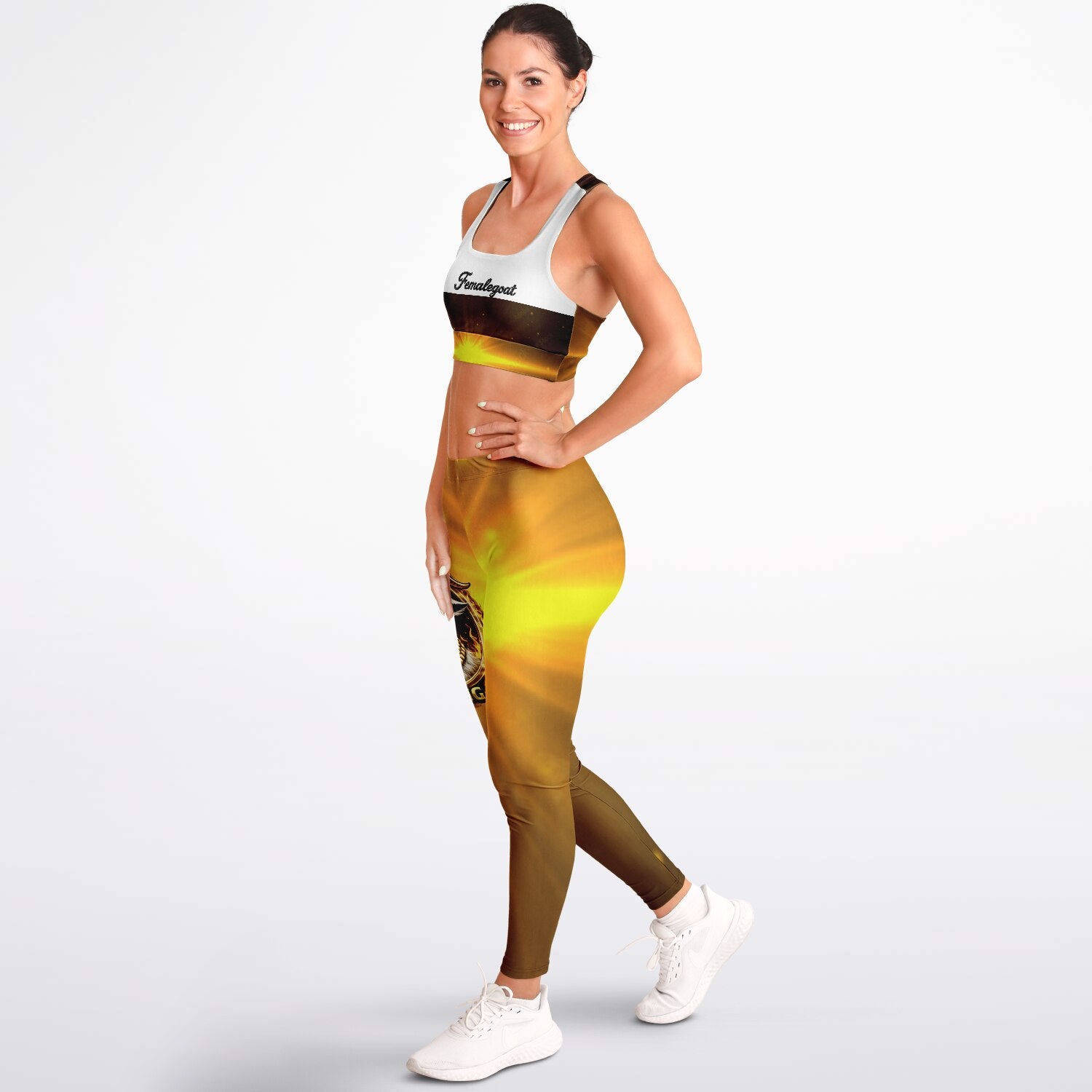 Goatwear Padded Sports Bra & Leggings - AOP