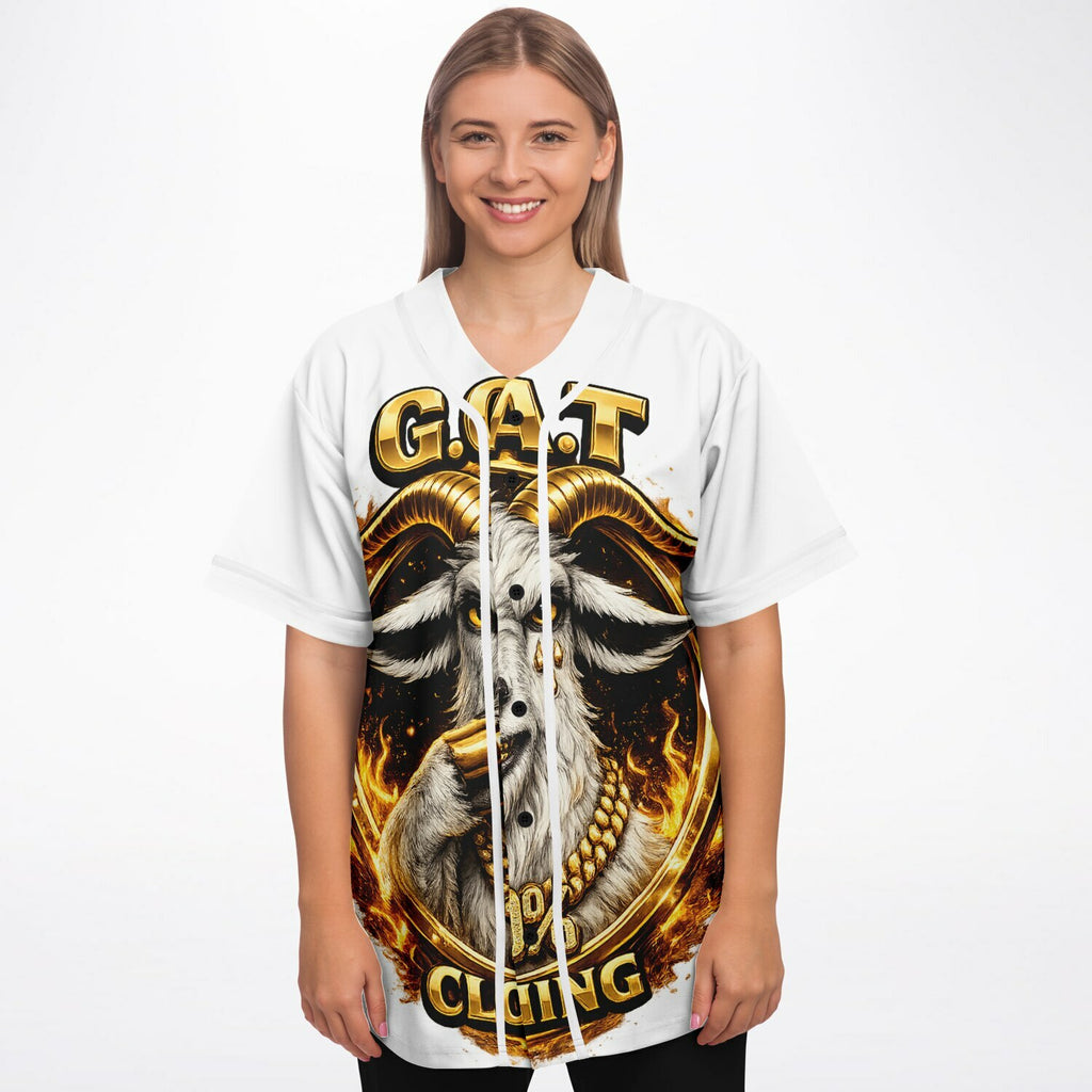 Goat Baseball Jersey - AOP