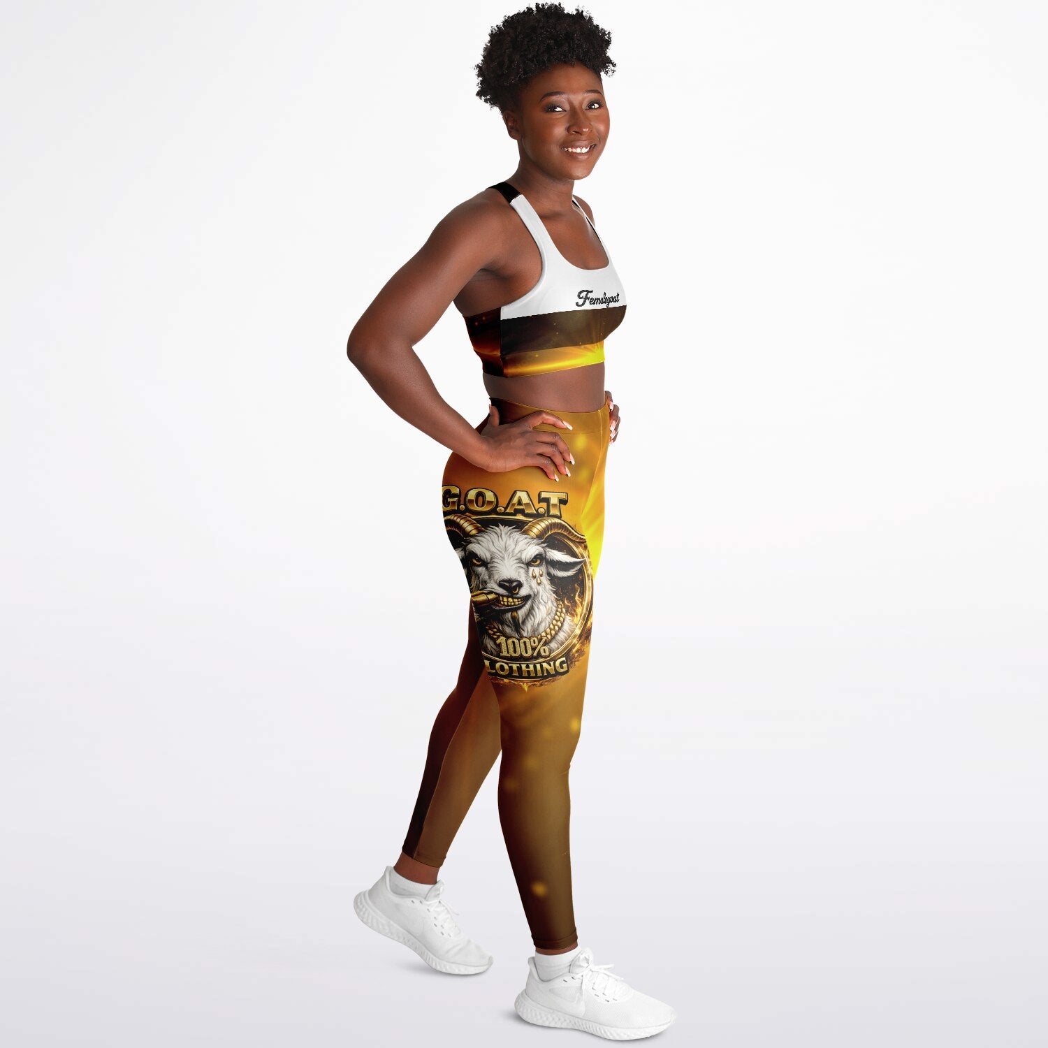 Goatwear Padded Sports Bra & Leggings - AOP