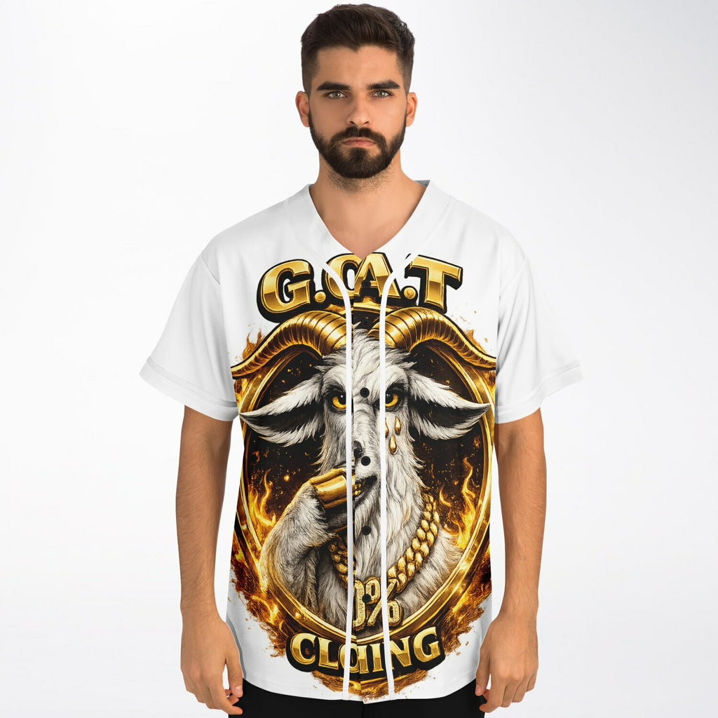 Goat Baseball Jersey - AOP