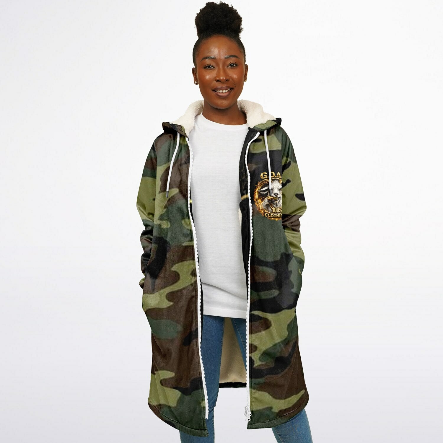 Goatwear Zipper Cloak - AOP
