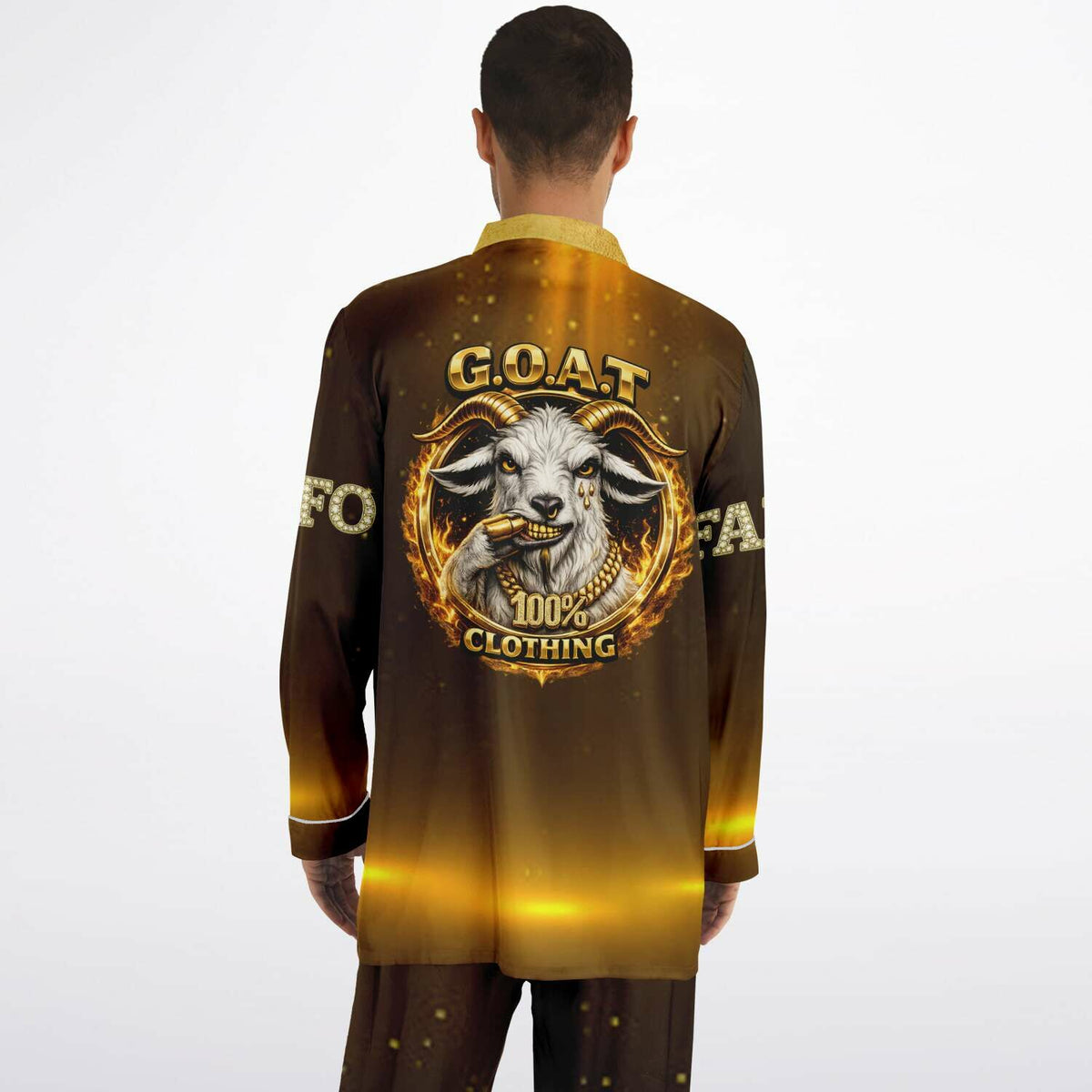 Goatwear Men's Satin Pajamas - AOP