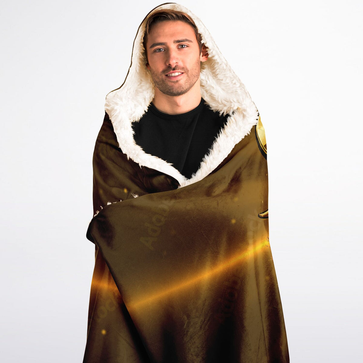 Goatwear Hooded Blanket Sherpa - AOP