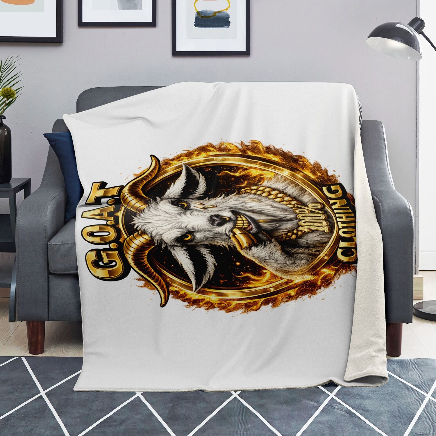 Goatwear Premium Microfleece Blanket - AOP