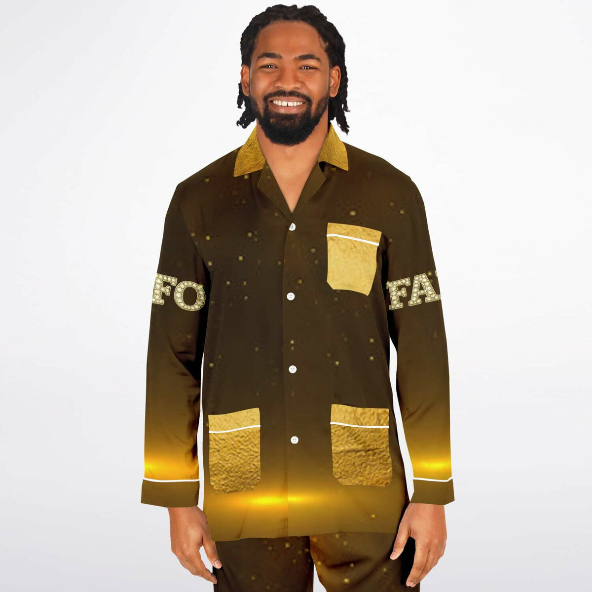 Goatwear Men's Satin Pajamas - AOP