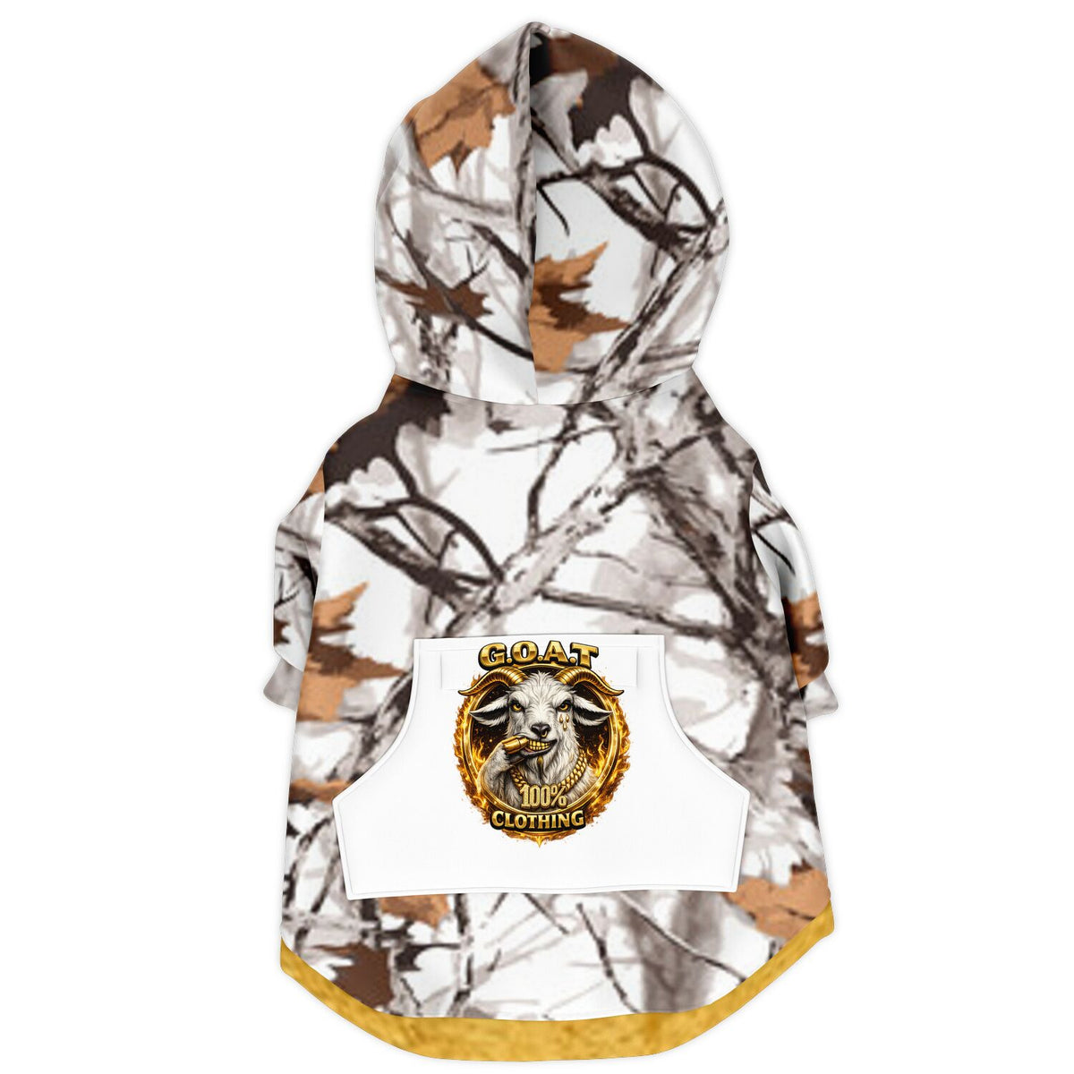 Goatwear Fashion Dog Zip-Up Hoodie - AOP