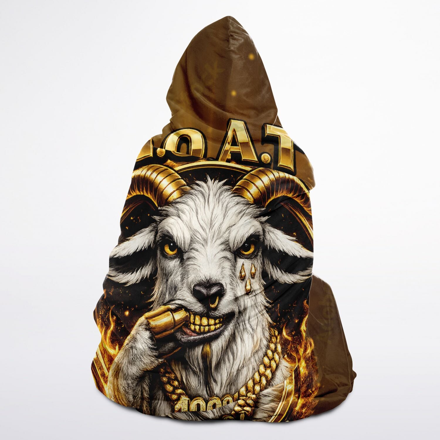 Goatwear Hooded Blanket Sherpa - AOP