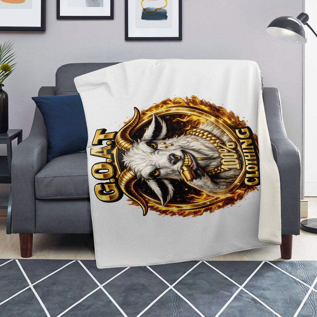 Goatwear Premium Microfleece Blanket - AOP
