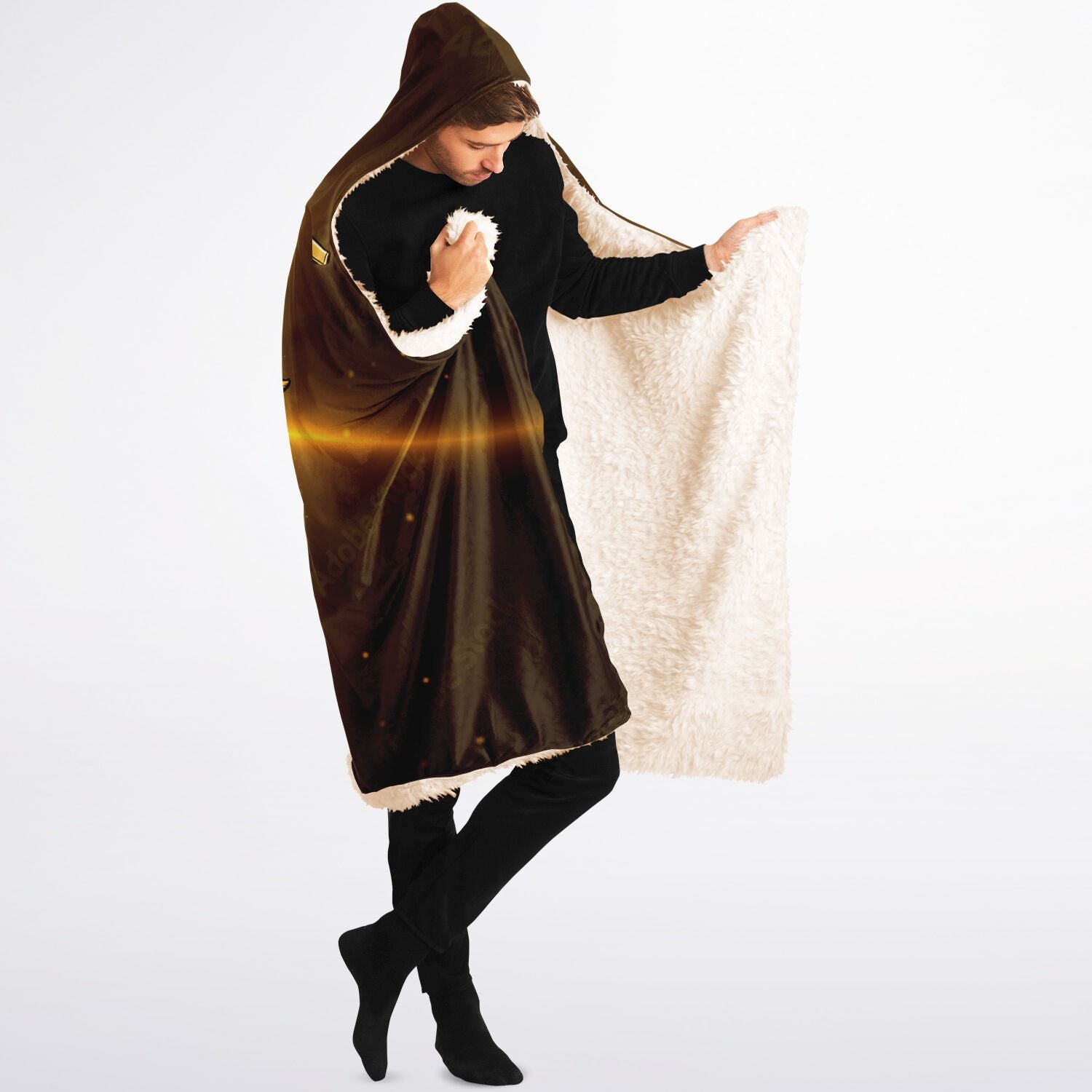 Goatwear Hooded Blanket Sherpa - AOP