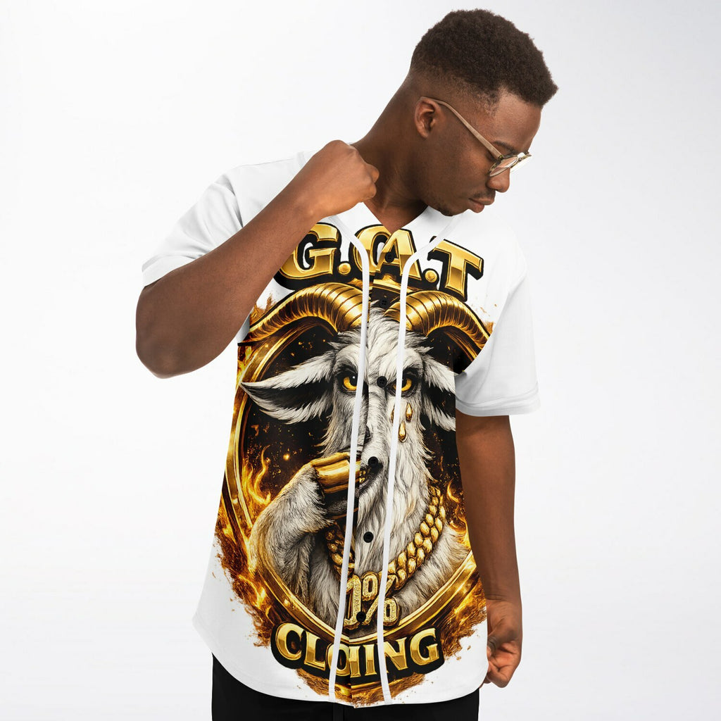 Goat Baseball Jersey - AOP