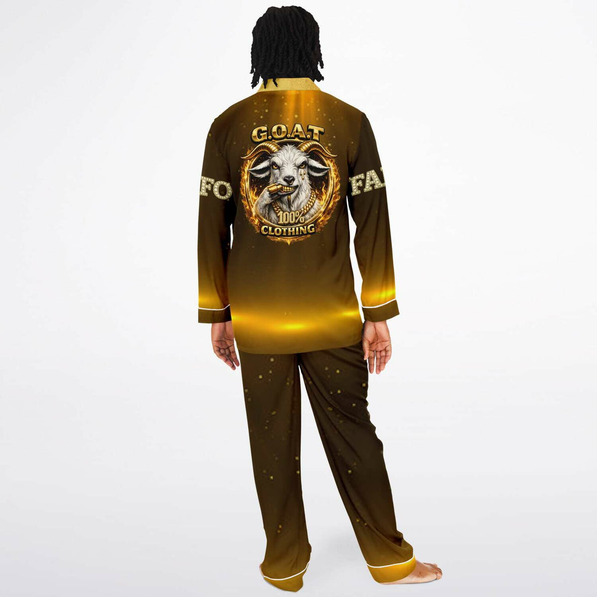Goatwear Men's Satin Pajamas - AOP