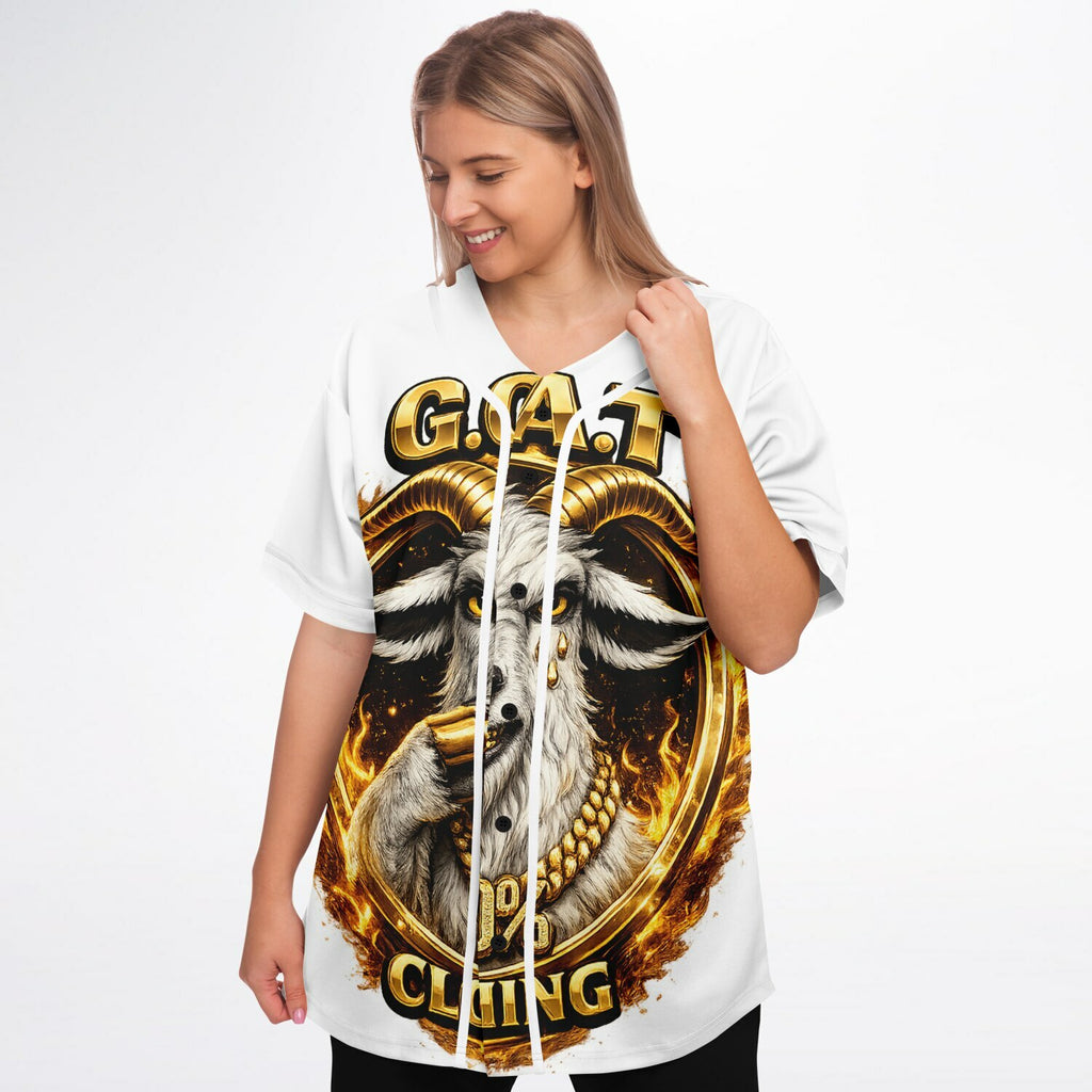 Goat Baseball Jersey - AOP