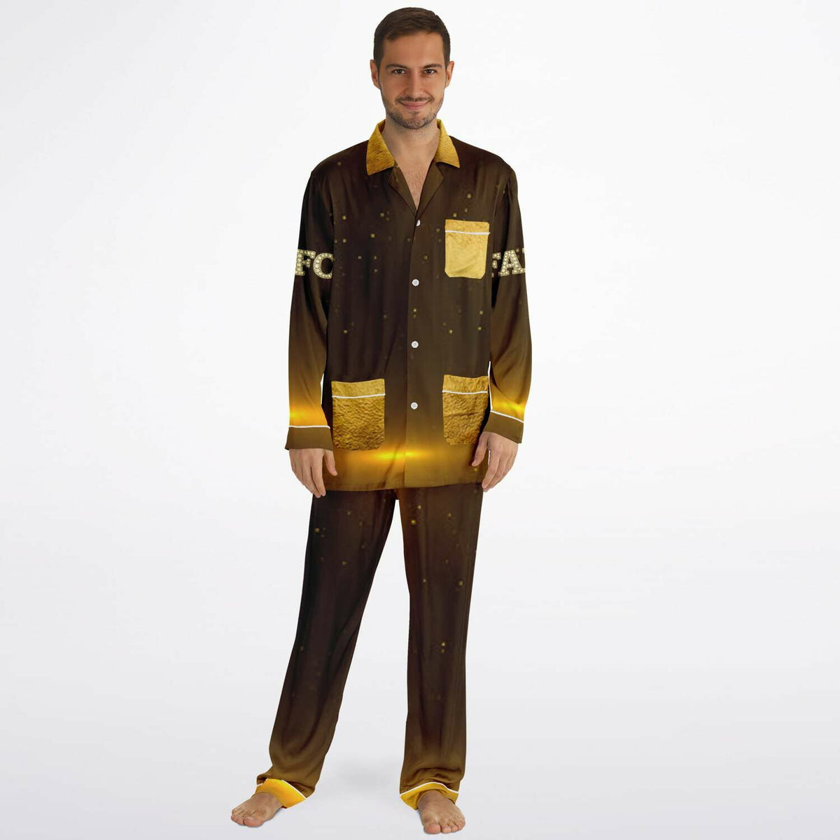 Goatwear Men's Satin Pajamas - AOP