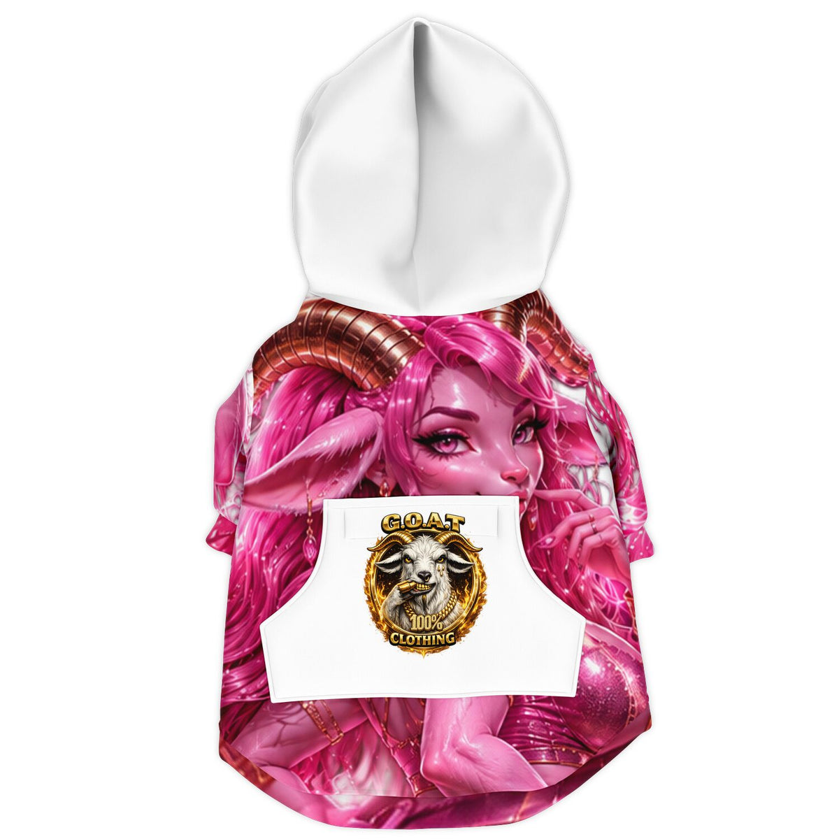 Goatwear Fashion Dog Zip-Up Hoodie - AOP