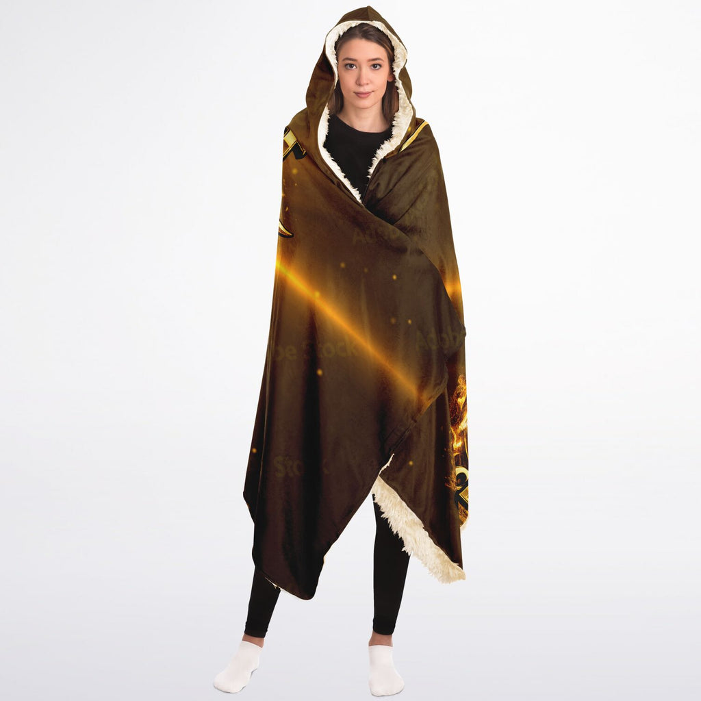 Goatwear Hooded Blanket Sherpa - AOP