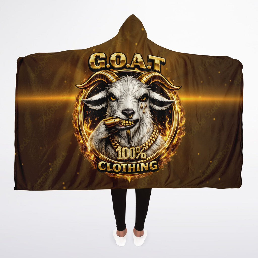 Goatwear Hooded Blanket Sherpa - AOP