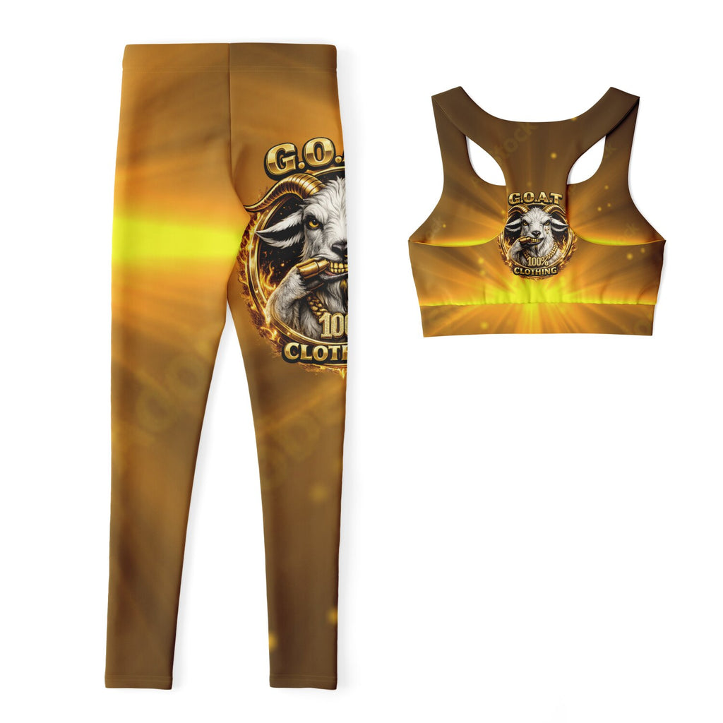 Goatwear Padded Sports Bra & Leggings - AOP