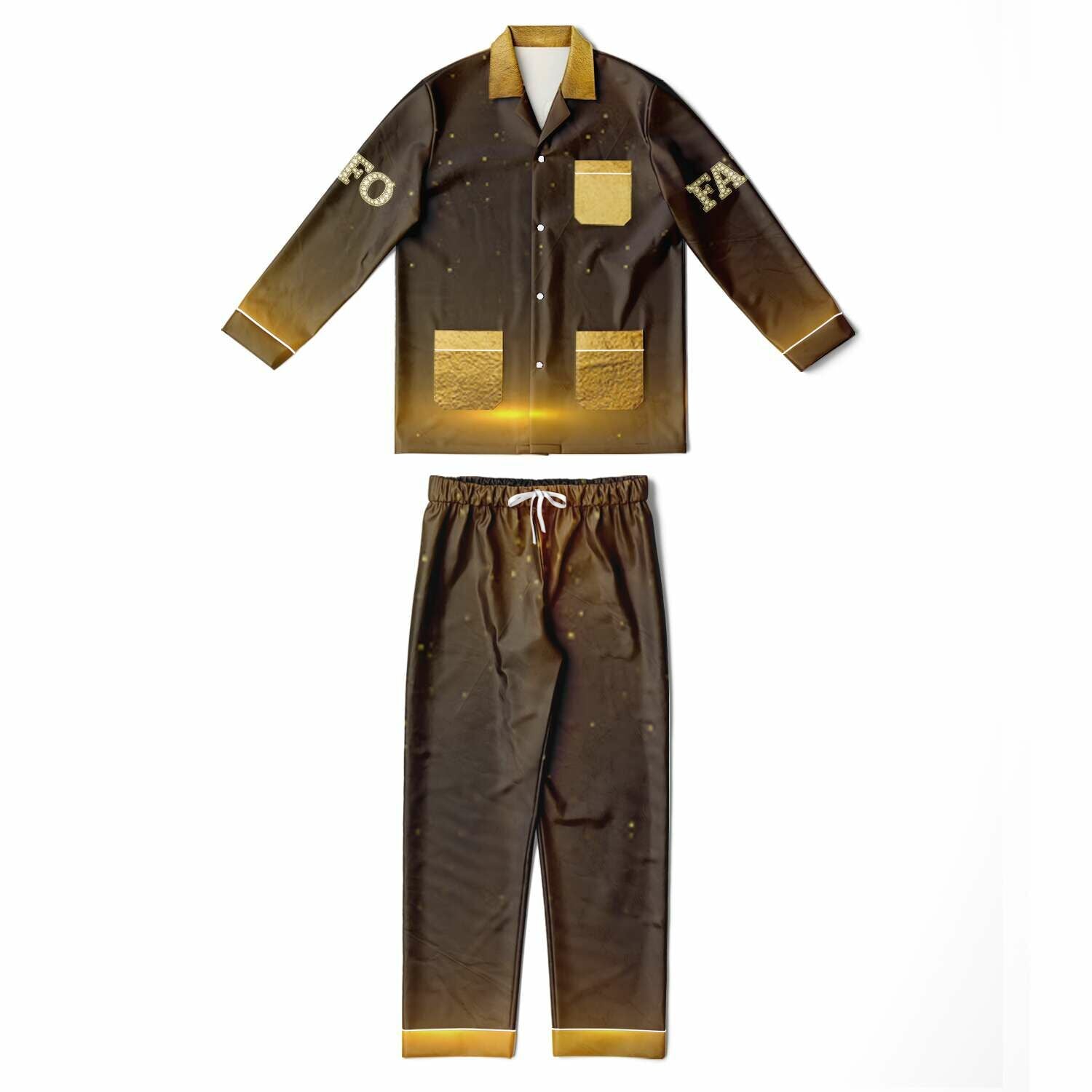 Goatwear Men's Satin Pajamas - AOP