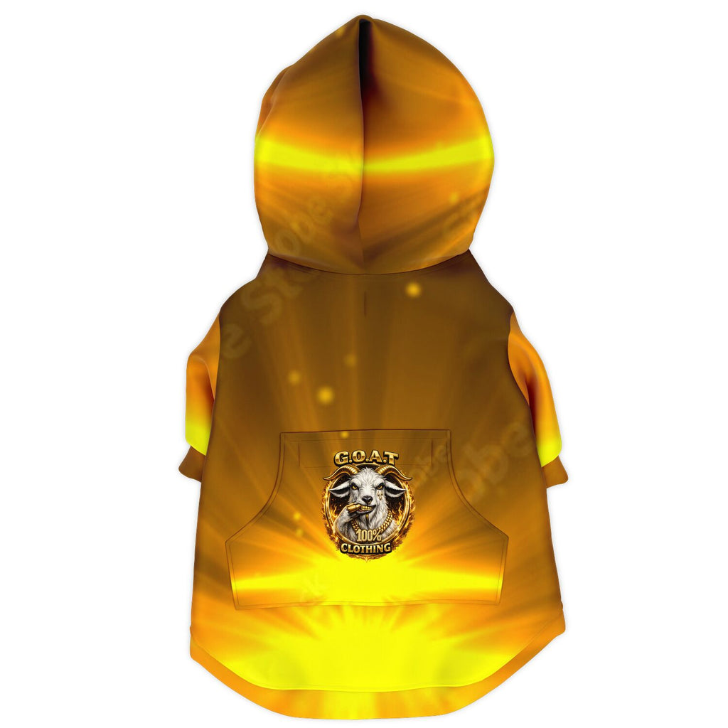 GoatwearFashion Dog Zip-Up Hoodie - AOP