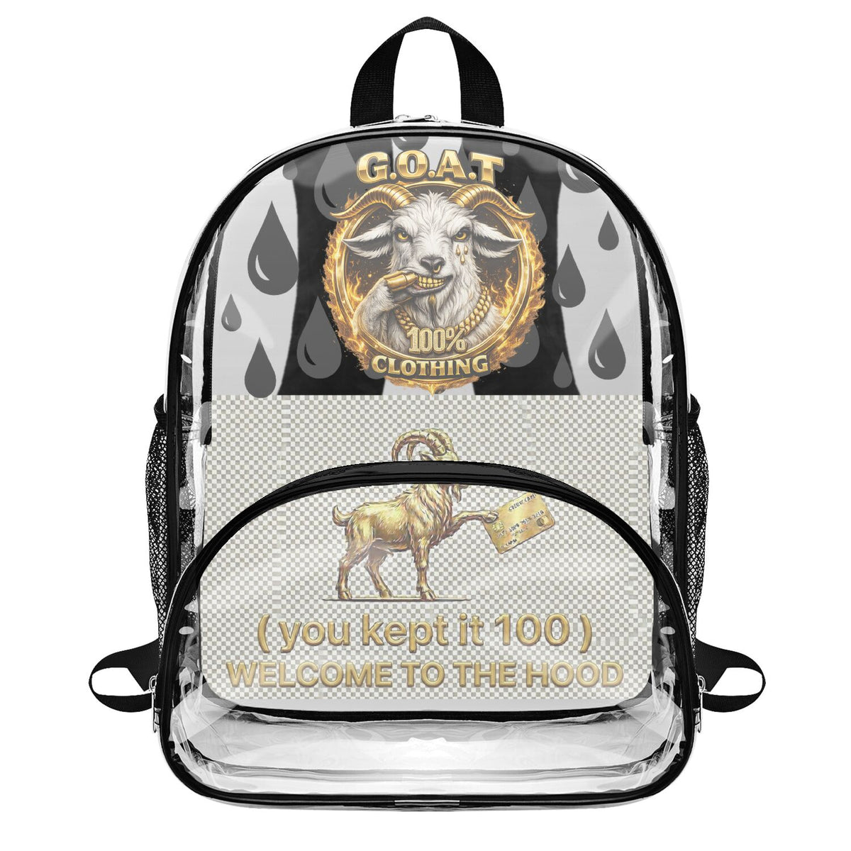 Goatwear Clear PVC Backpack